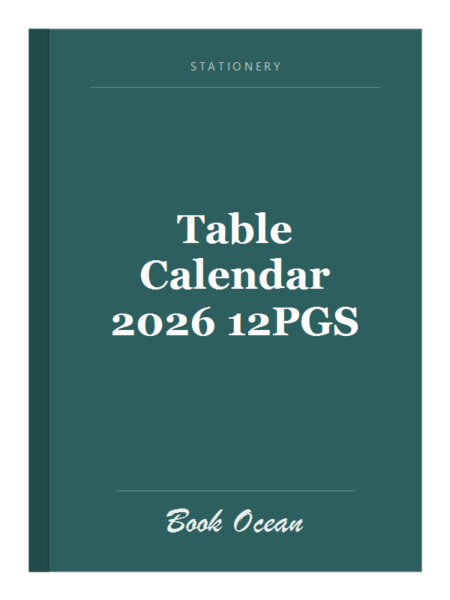 Table Calendar 2026 12PGS