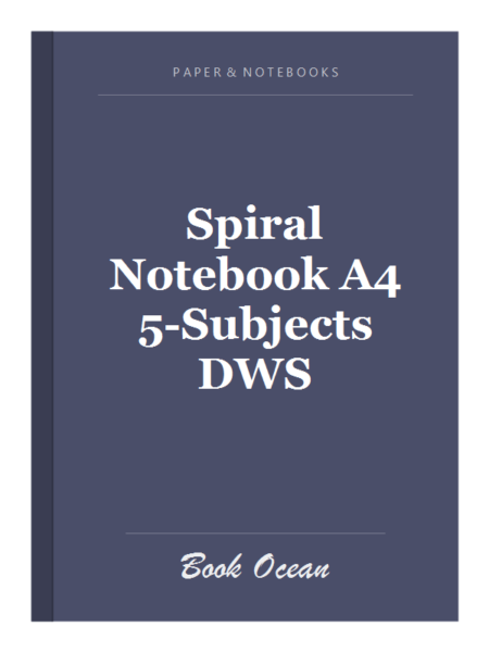 Spiral Notebook A4 5-Subjects DWS