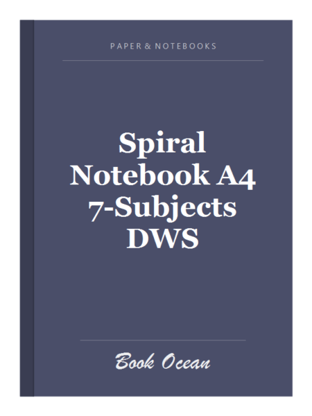 Spiral Notebook A4 7-Subjects DWS