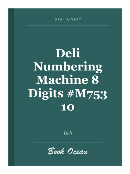 Deli Numbering Machine 8 Digits #M753 10