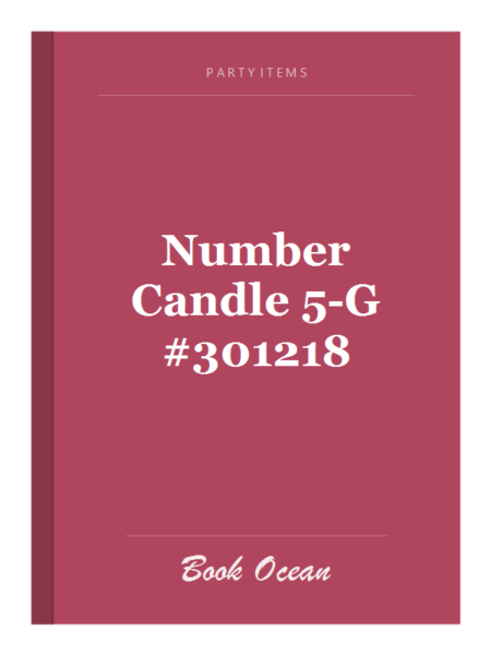 Number Candle 5-G #301218