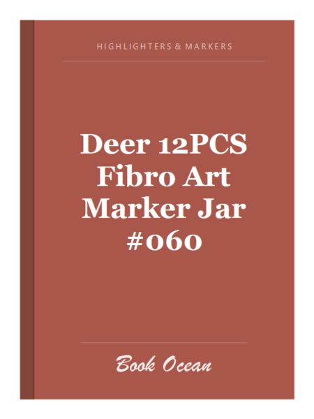 Deer 12PCS Fibro Art Marker Jar #060