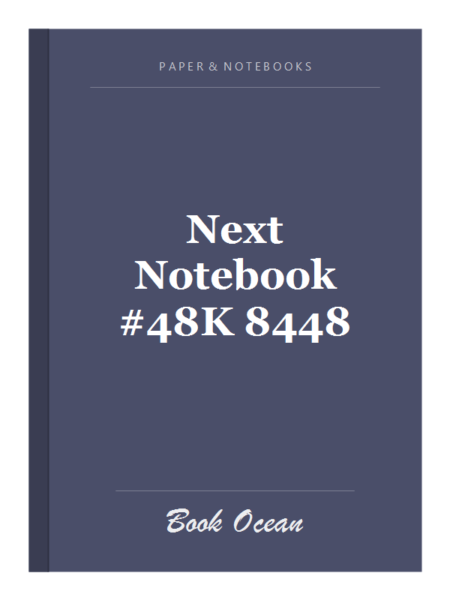 Next Notebook #48K 8448