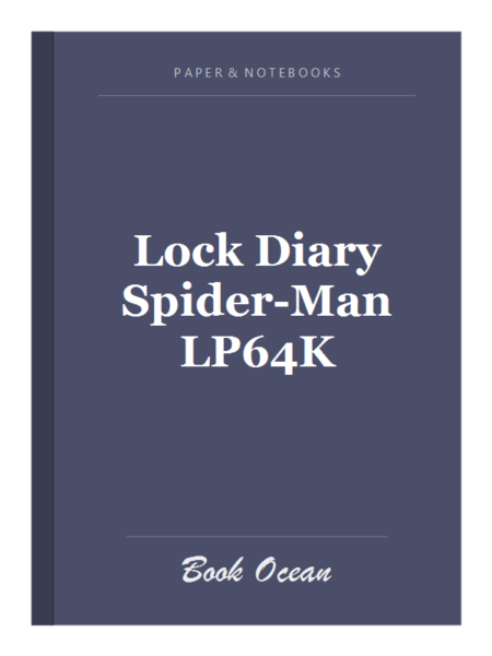 Lock Diary Spider-Man LP64K