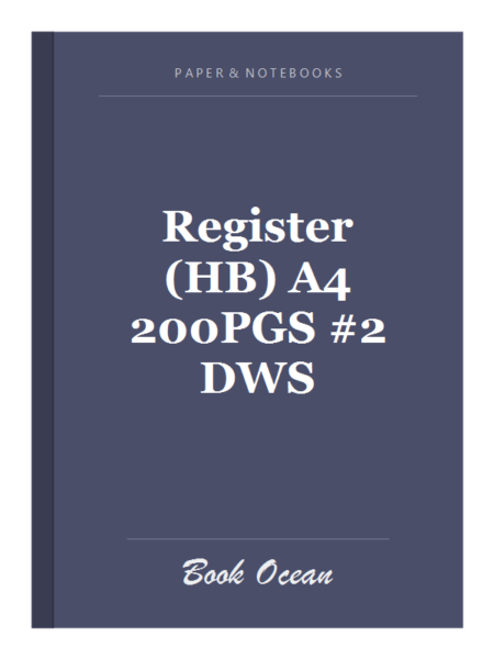 Register (HB) A4 200PGS #2 DWS