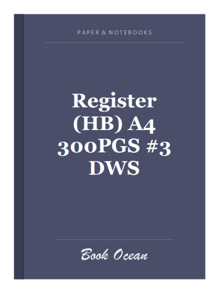 Register (HB) A4 300PGS #3 DWS