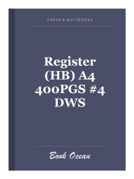 Register (HB) A4 400PGS #4 DWS