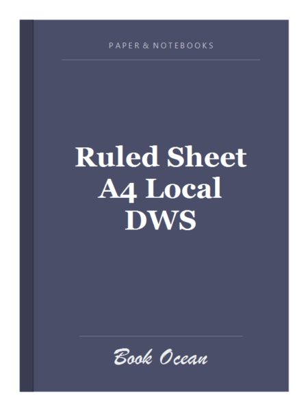 Ruled Sheet A4 Local DWS