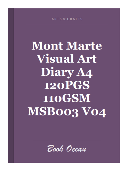 Mont Marte Visual Art Diary A4 120PGS 110GSM MSB003 V04
