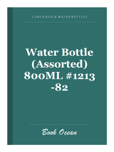 Water Bottle (Assorted) 800ML #1213-82