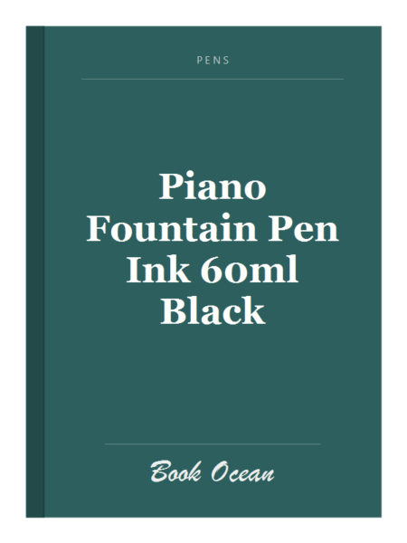 Piano Fountain Pen Ink 60ml Black