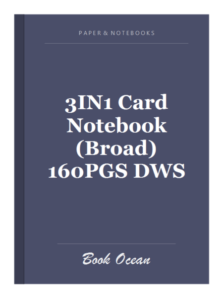 3IN1 Card Notebook (Broad) 160PGS DWS