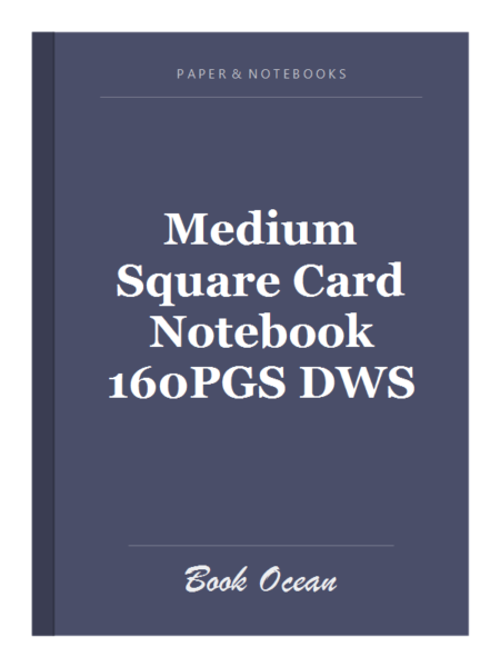 Medium Square Card Notebook 160PGS DWS
