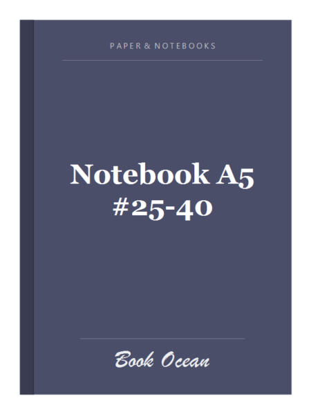 Notebook A5 #25-40