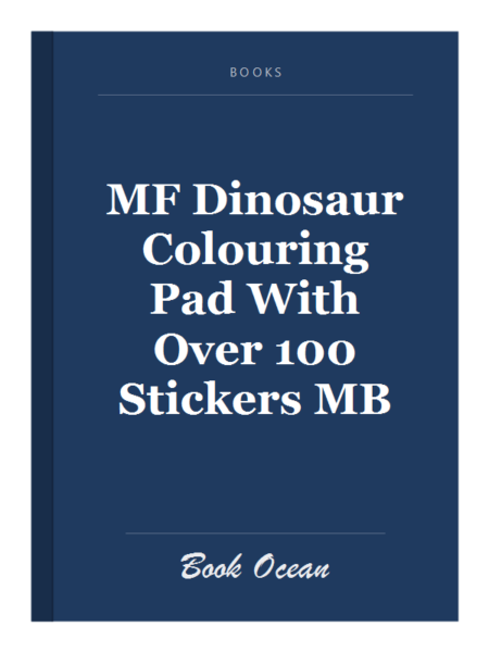 MF Dinosaur Colouring Pad With Over 100 Stickers MB