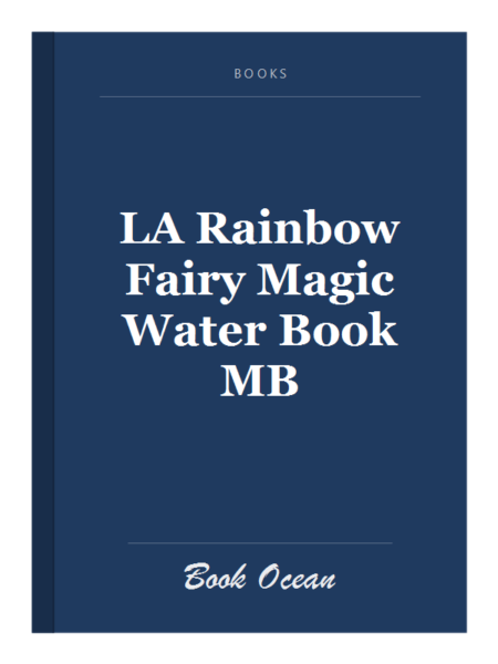 LA Rainbow Fairy Magic Water Book MB