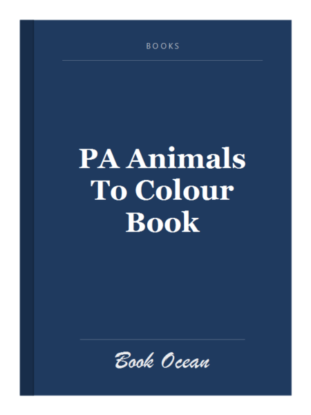 PA Animals To Colour Book