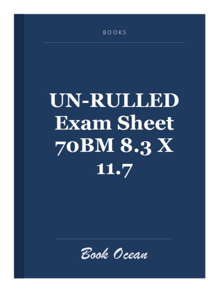 UN-RULLED Exam Sheet 70BM 8.3 X 11.7