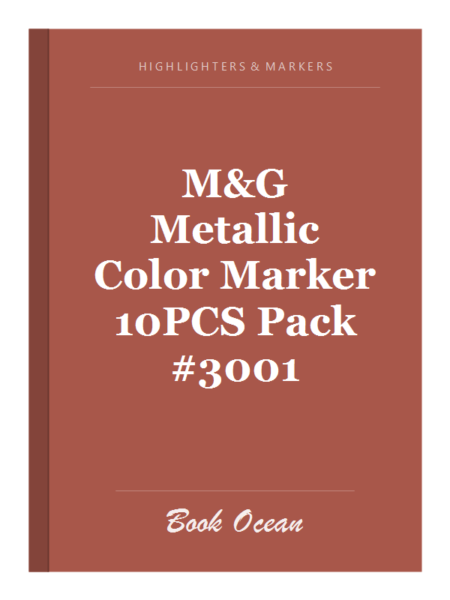 M&G Metallic Color Marker 10PCS Pack #3001