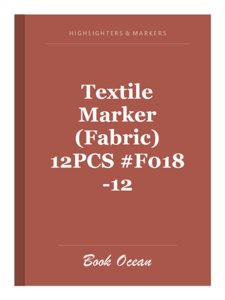Textile Marker (Fabric) 12PCS #F018-12