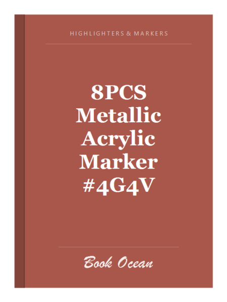 8PCS Metallic Acrylic Marker #4G4V
