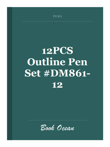 12PCS Outline Pen Set #DM861-12