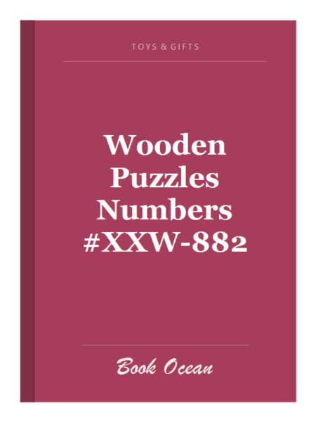 Wooden Puzzles Numbers #XXW-882