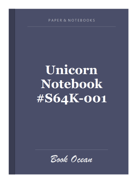 Unicorn Notebook #S64K-001