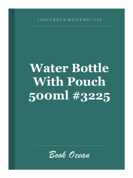 Water Bottle With Pouch 500ml #3225