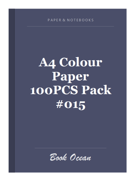 A4 Colour Paper 100PCS Pack #015