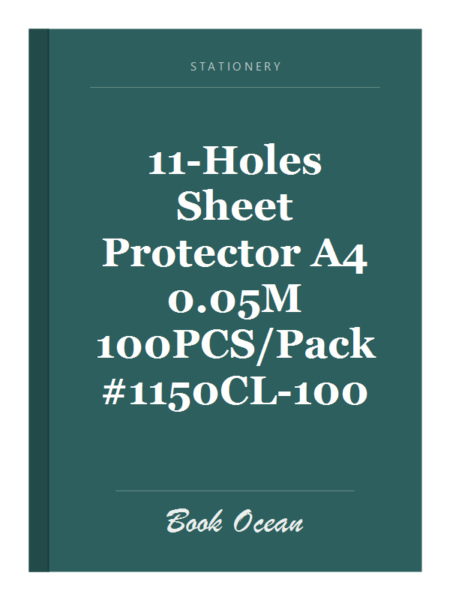 11-Holes Sheet Protector A4 0.05M 100PCS/Pack #1150CL-100