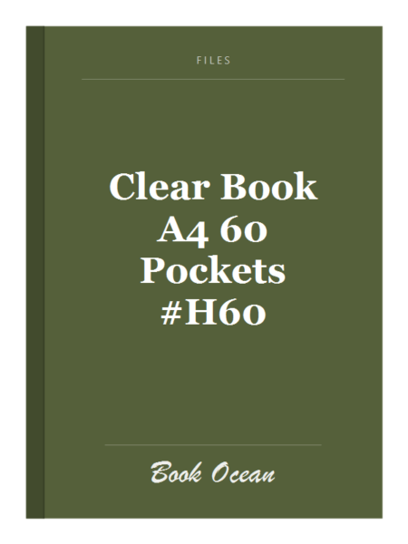 Clear Book A4 60 Pockets #H60