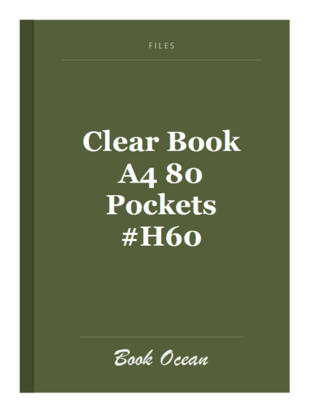 Clear Book A4 80 Pockets #H60