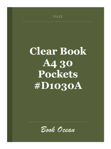 Clear Book A4 30 Pockets #D1030A