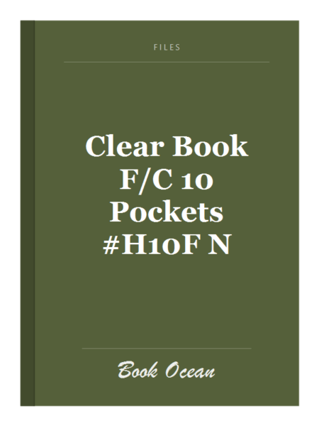 Clear Book F/C 10 Pockets #H10F N
