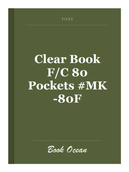 Clear Book F/C 80 Pockets #MK-80F