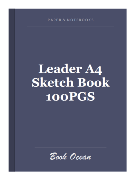Leader A4 Sketch Book 100PGS