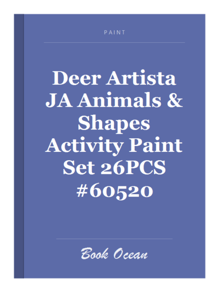 Deer Artista JA Animals & Shapes Activity Paint Set 26PCS #60520