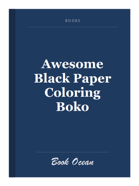 Awesome Black Paper Coloring Boko