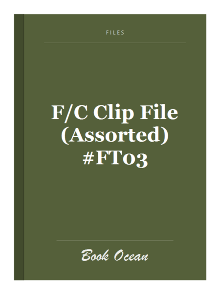 F/C Clip File (Assorted) #FT03