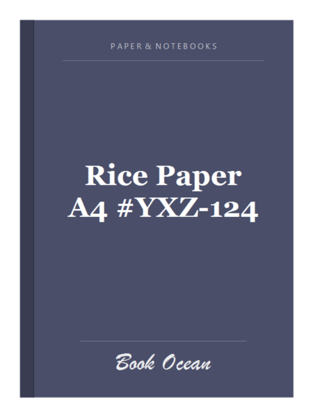 Rice Paper A4 #YXZ-124