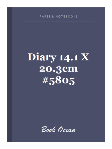 Diary 14.1 X 20.3cm #5805