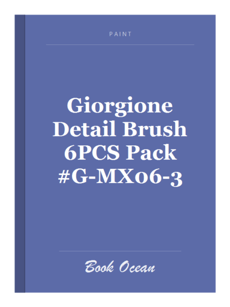 Giorgione Detail Brush 6PCS Pack #G-MX06-3