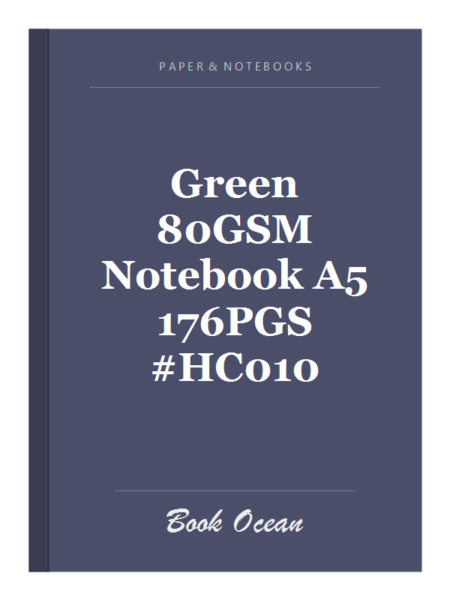Green 80GSM Notebook A5 176PGS #HC010