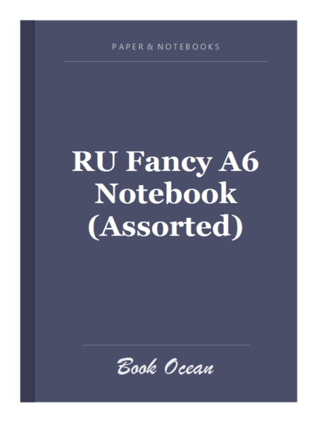 RU Fancy A6 Notebook (Assorted)