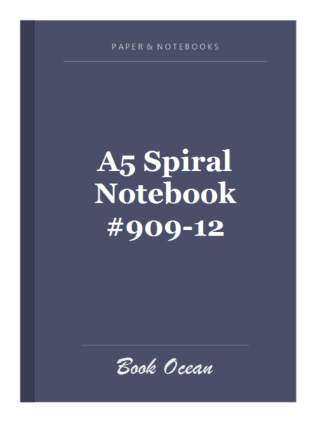 A5 Spiral Notebook #909-12