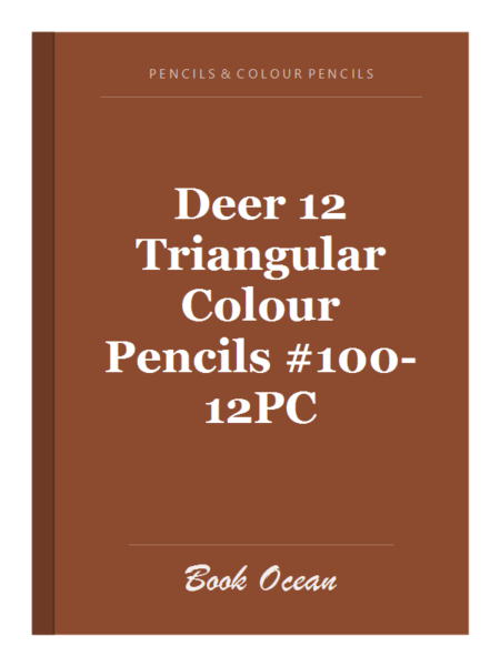 Deer 12 Triangular Colour Pencils #100-12PC