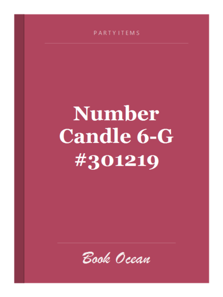 Number Candle 6-G #301219