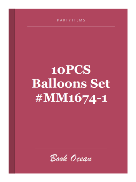 10PCS Balloons Set #MM1674-1