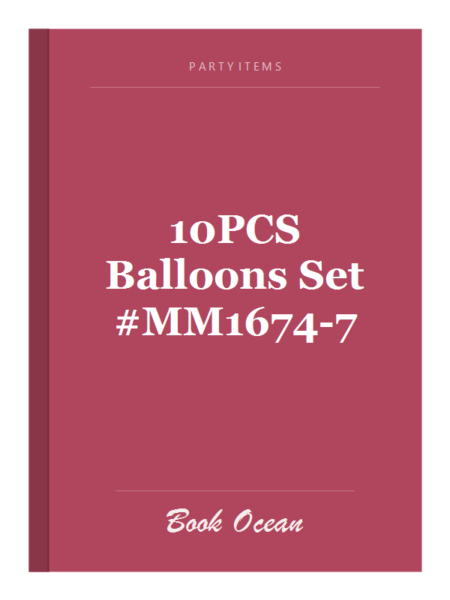 10PCS Balloons Set #MM1674-7